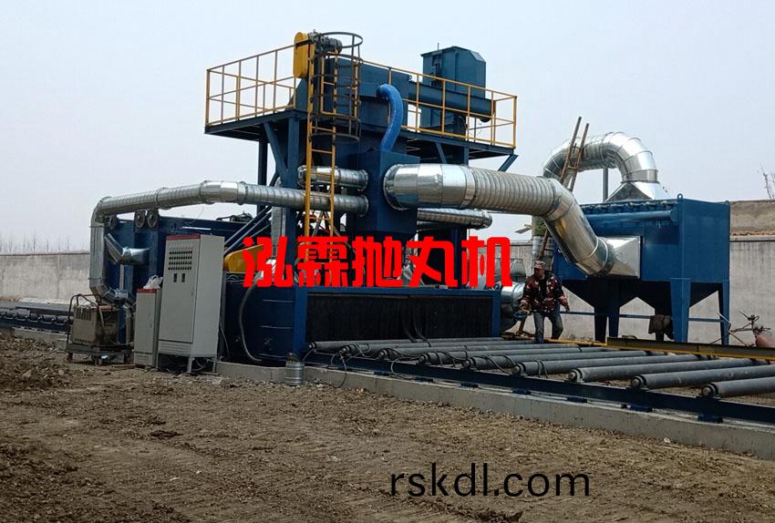 鋼闆(ban)抛(pao)丸機(ji)客戶(hu)案例現(xian)場