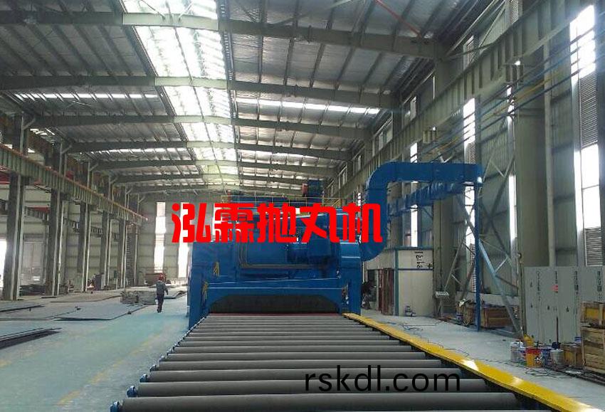 鋼闆預(yu)處理生(sheng)産(chan)線(xian)抛(pao)丸機(ji)