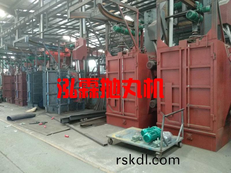 弔(diao)鉤(gou)式抛(pao)丸(wan)機(ji)現(xian)貨車(che)間(jian)