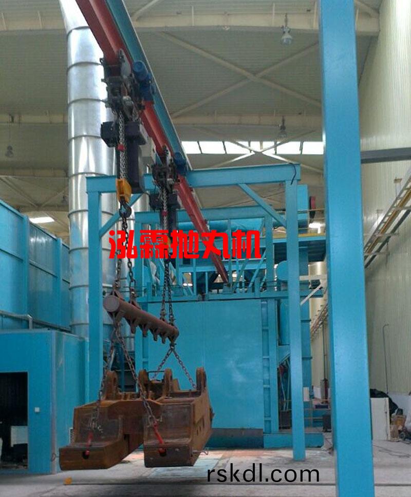 大型(xing)弔鉤通過式(shi)抛(pao)丸(wan)機(ji)