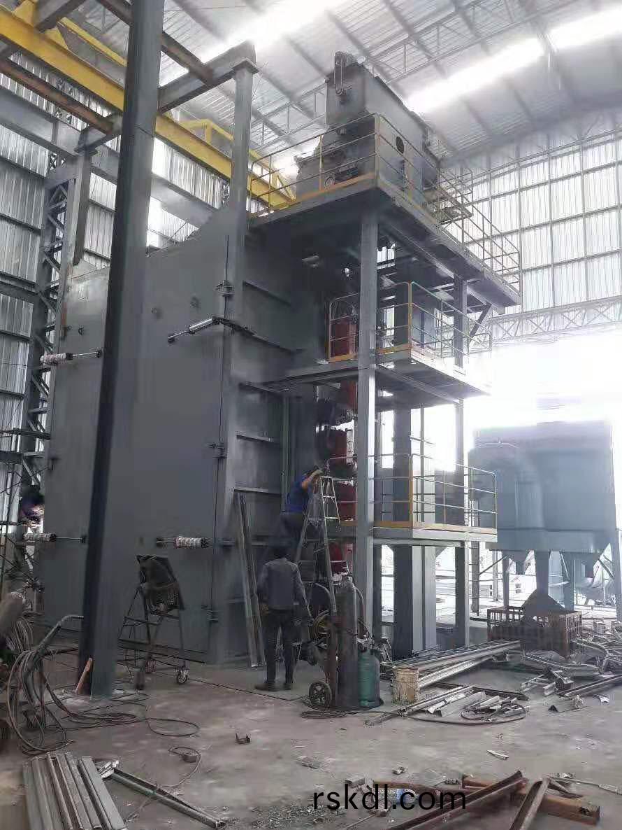 Q3750弔(diao)鉤(gou)式(shi)抛(pao)丸(wan)清(qing)理(li)機